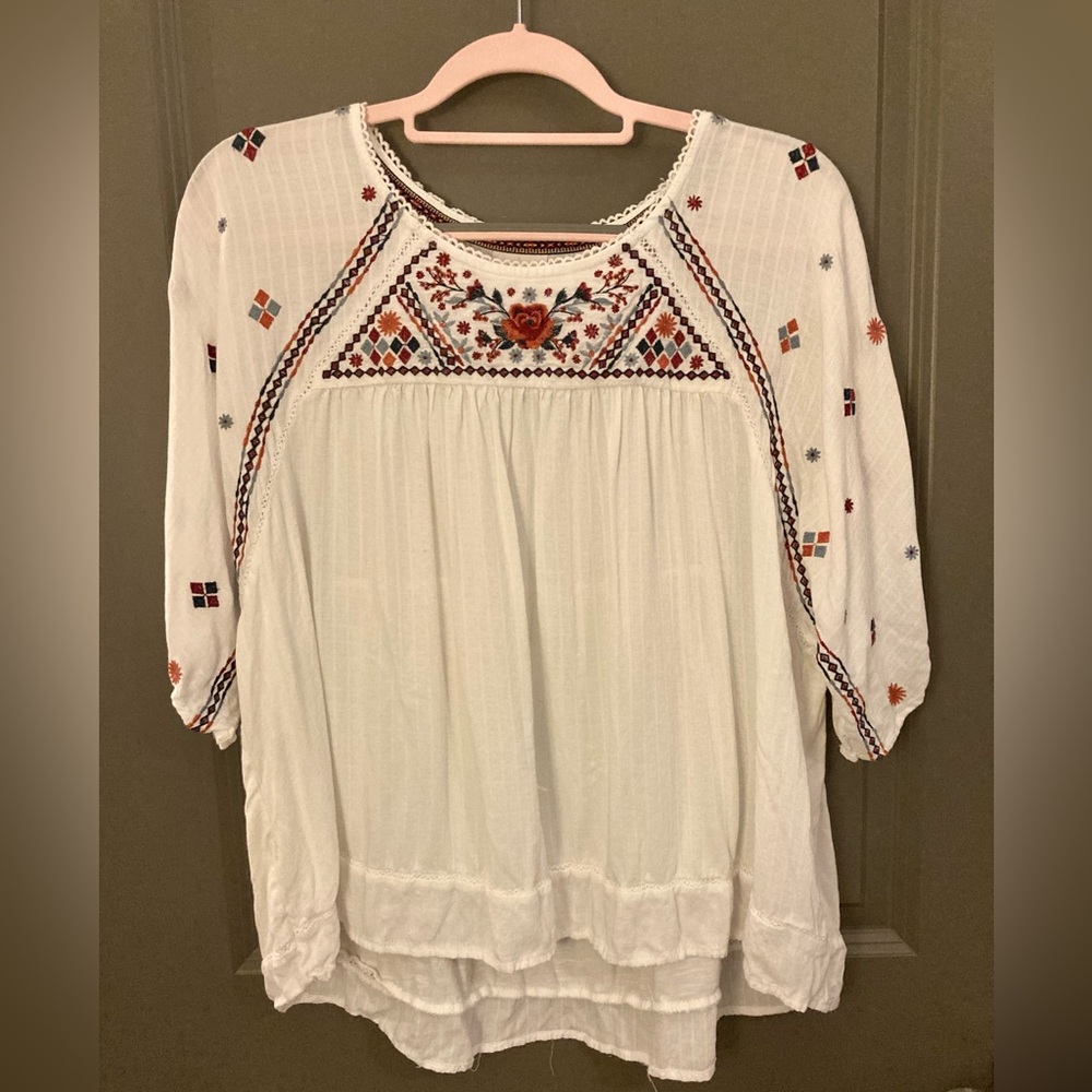 Knox Rose Peasant Blouse